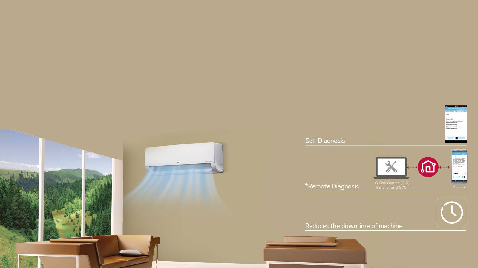 LG split Air Conditioner Service Kukatpally